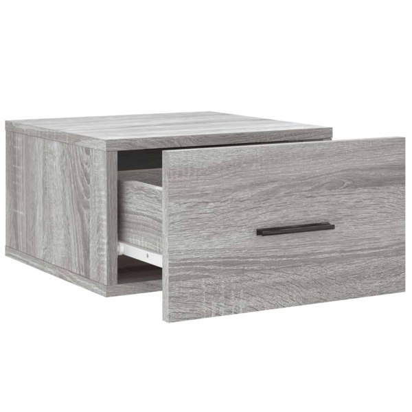 Berkfield Wall-mounted Bedside Cabinets 2 pcs Grey Sonoma 35x35x20 cm