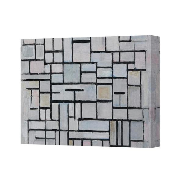 Benjamin Tate Design Abstract Geometric Block Canvas Art Wall Decor 4487