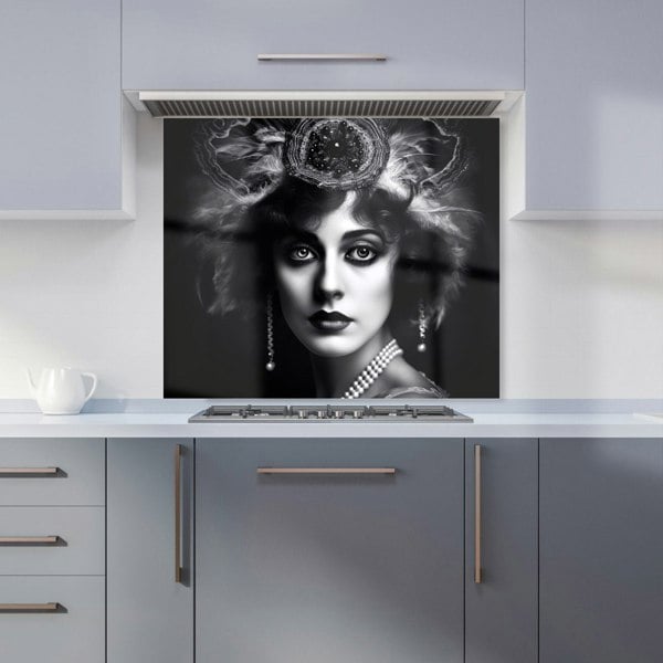 Warren Reed - Designer Edwardian Showgirl Splashart Kitchen Splashback