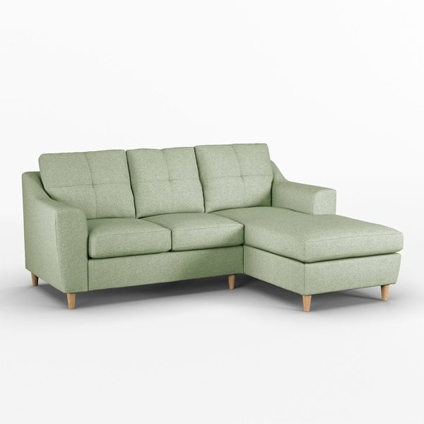 Furnishings For Less Baxter Fabric L Shaped 3 Seater Corner Sofa With Chaise