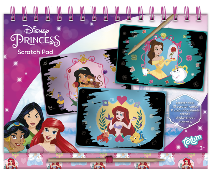 Totum Disney Princess scratch book