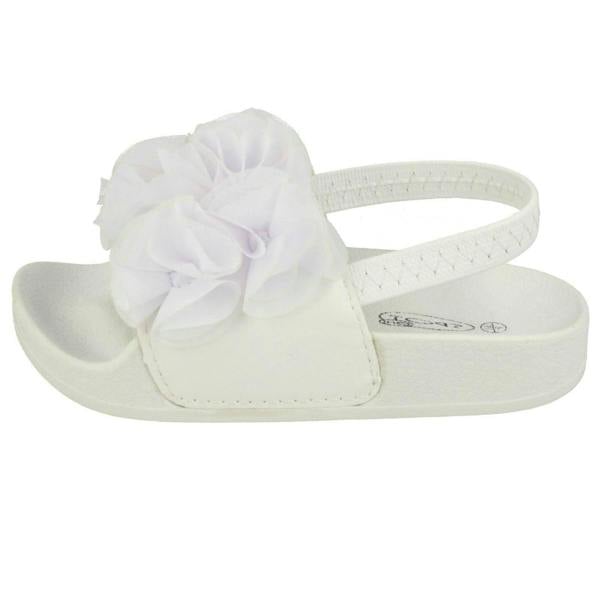 Spot On Girls Spot On Ruffle Vamp Sliders