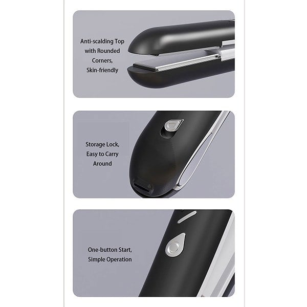 Leaper Wireless Mini Rechargeable Portable Hair Straightener