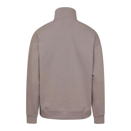 Mountain Warehouse Womens Zip Neck Relaxed Fit Sweatshirt - Brown