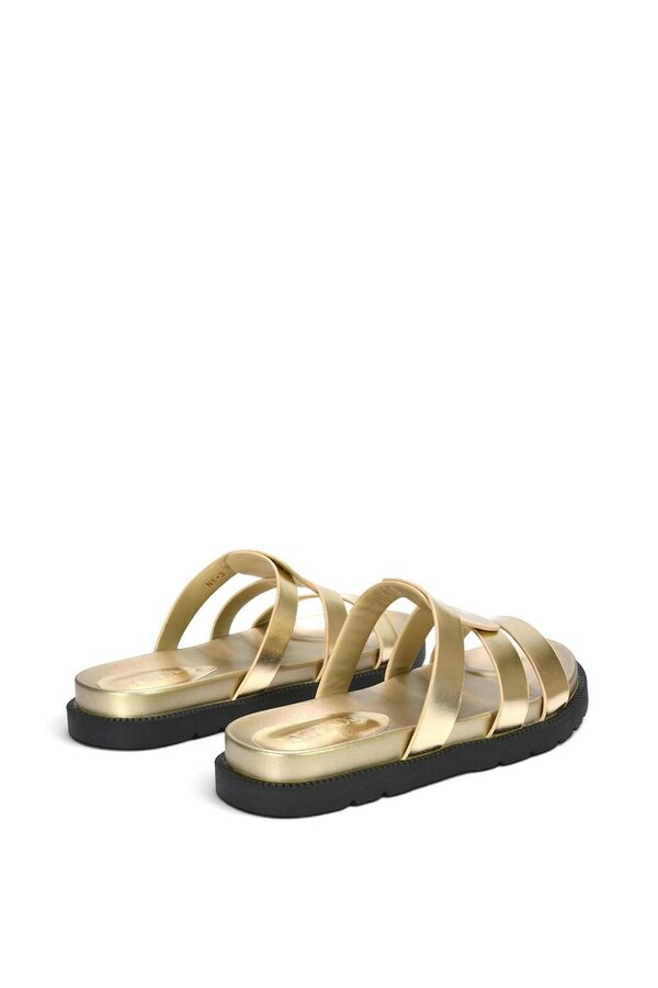 XY LONDON Flat Slider Sandals With Comfortable Footbed