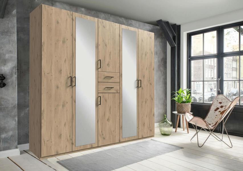 TJ's Furniture Dillingen Door Wardrobe Oak