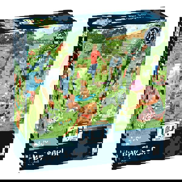 The House of Puzzles Puppy School 500 Piece Jigsaw Puzzle