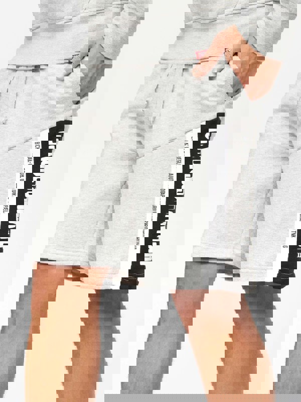 Crosshatch Silomane Shorts Grey Marl