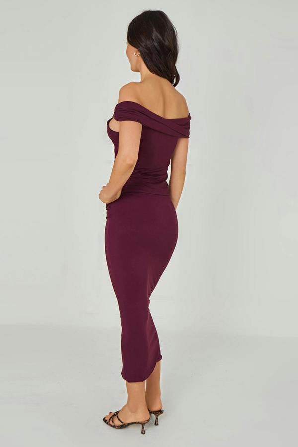 Urban Bliss Gold Trim Midi Skirt