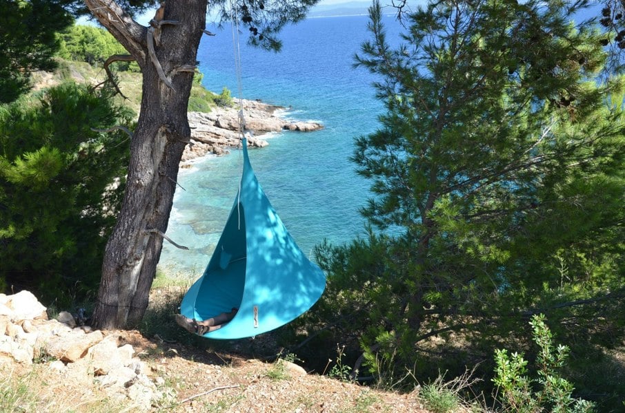 Cacoon Single Cacoon Hanging Chair - Turquoise