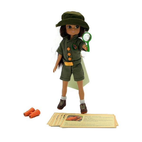 Lottie Dolls Rainforest Guardian Doll With Magnifying Glass & Binoculars