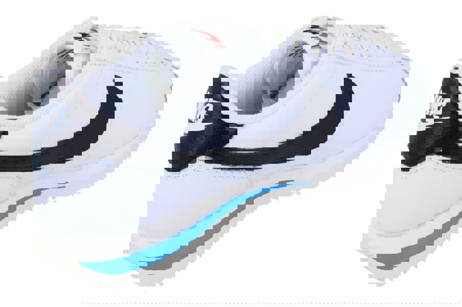 Nike Cortez Womens Trainers Dn1791  100 - White Black Light Photo Blue Sail 100 - Photo 2