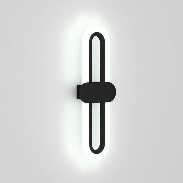 Modern Oval LED Wall Light with Acrylic Shade Wall Lamps Living and Home