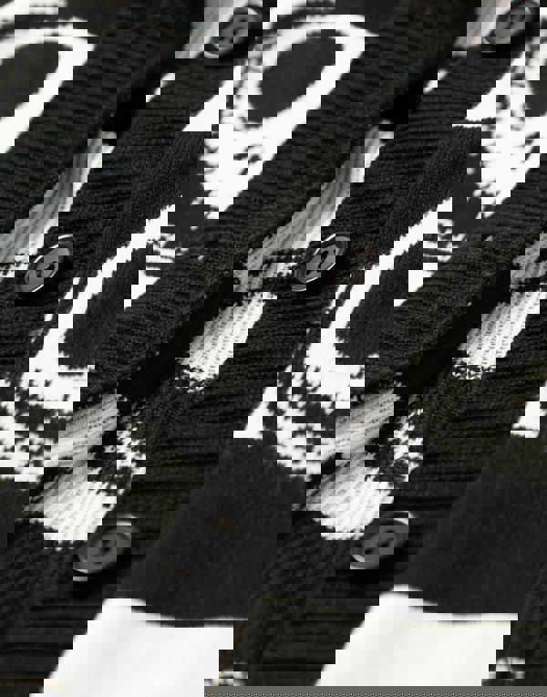 The Nightmare Before Christmas Womens Black Jack Skellington Cardigan