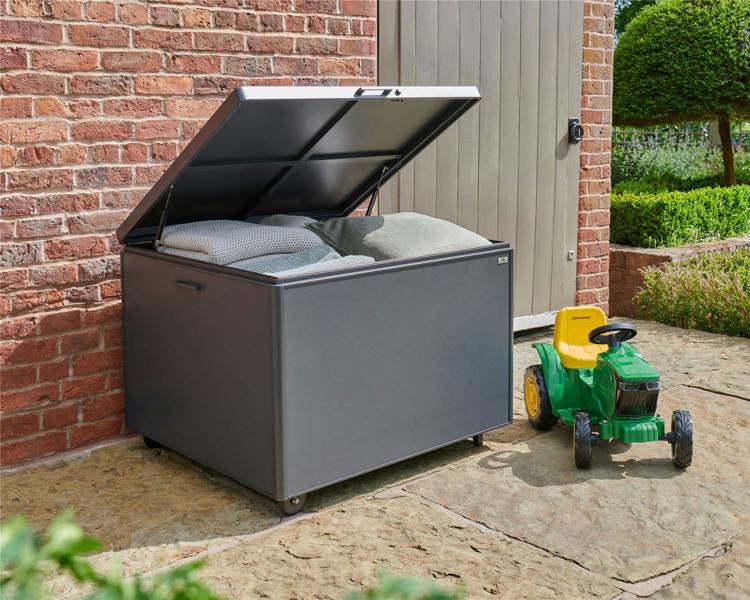 Royce Medium Anthracite Storage Box