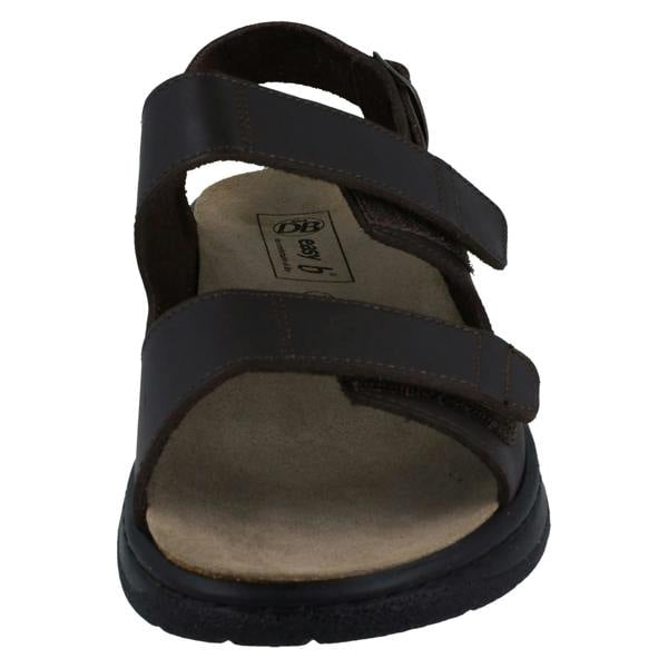 DB Shoes Mens DB Shoes Casual Wide Sandals With Adjustable Straps Alfie