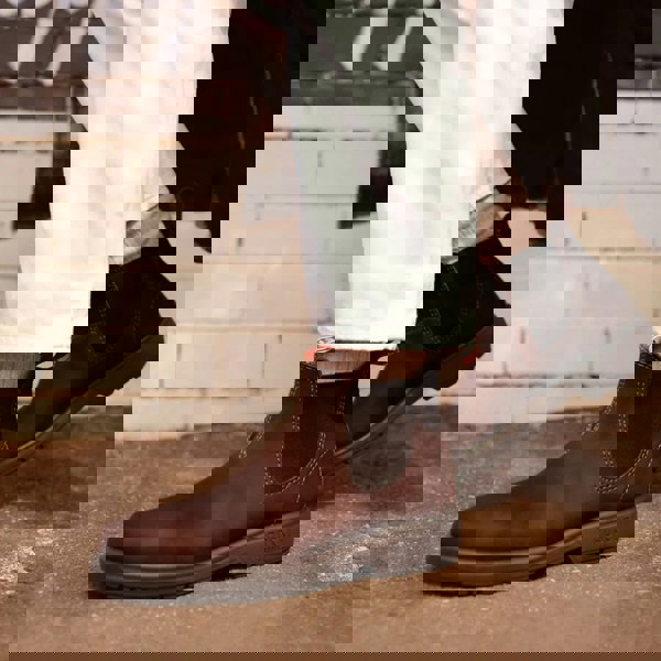 Rossi Endura 303 - Redwood Brown Leather Chelsea Boots