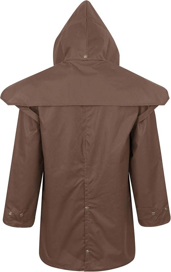 3/4 Length Stockman Wax Cape - Hi-Vis Trousers