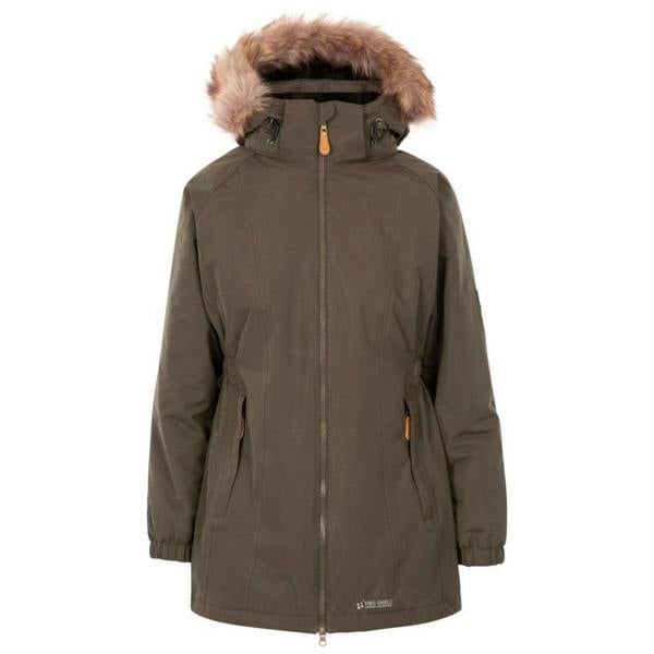 Trespass Womens/Ladies Celebrity Insulated Longer Length Parka Jacket - Dark Vine