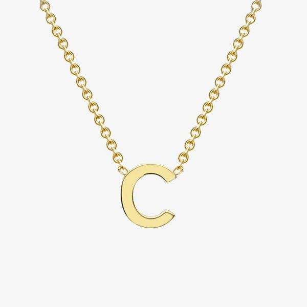 T. H. Baker 9ct Yellow Gold Mini Initial C Necklace 01.19.0152