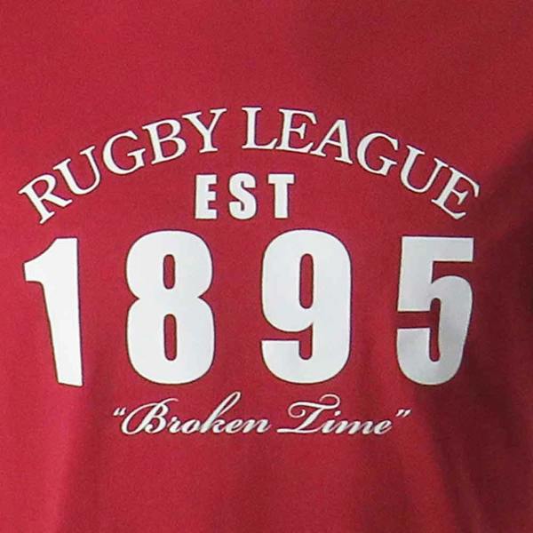 1895 Rugby League T-Shirt Vintage Red Print