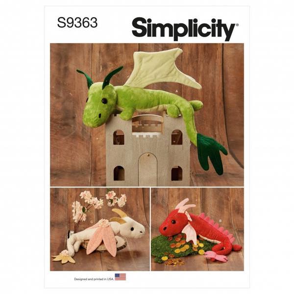 Simplicity Sewing Pattern 9363, Toys OS (One Size) - Intermediate