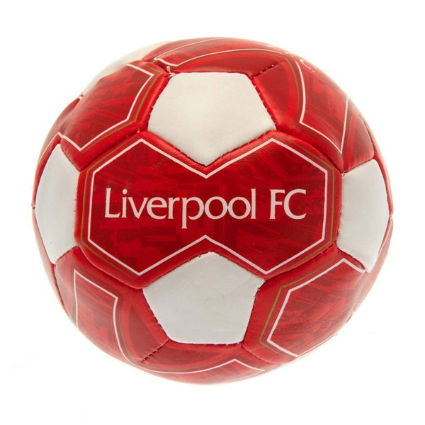 Liverpool FC Crest Soft Mini Football - Red/White