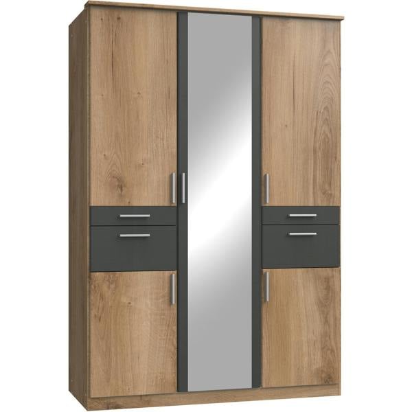 Koblenz  planked oak 3 Door Wardrobe