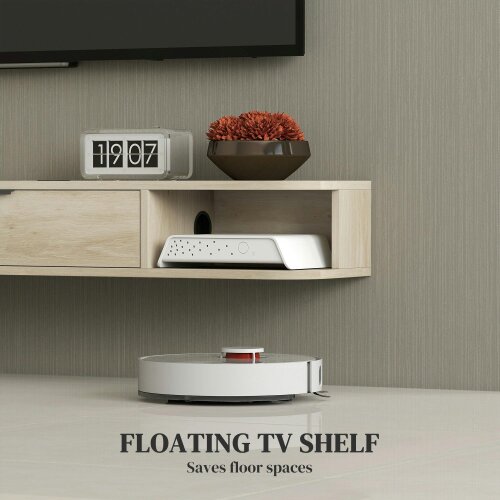 Wyld Haus Avalani 120cm Natural Finish Floating TV Unit For Screens Up To 50 Inches