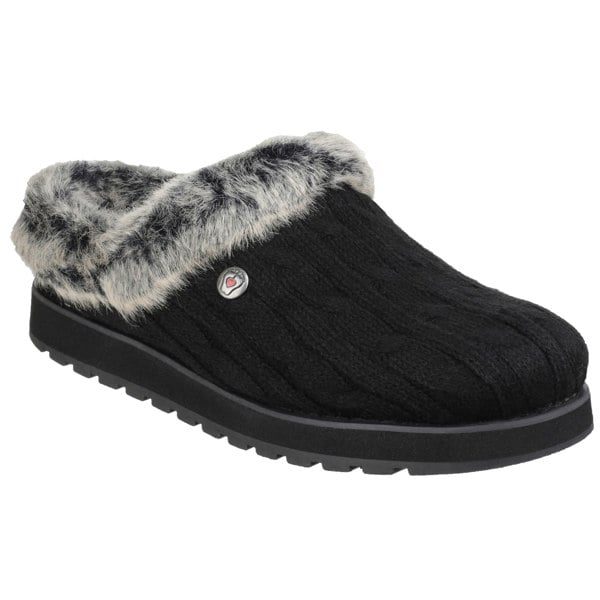 Skechers Womens/Ladies Keepsakes Ice Angel Slip On Mule Slippers - Black