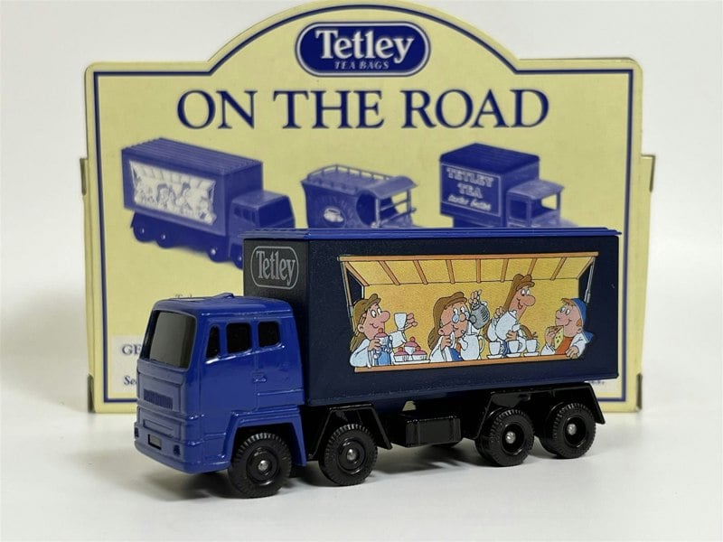 MCSlots Tetley Tea Bags Model Vehicle Delivery Truck 1992 Days Gone Lledo TTDT01D B2