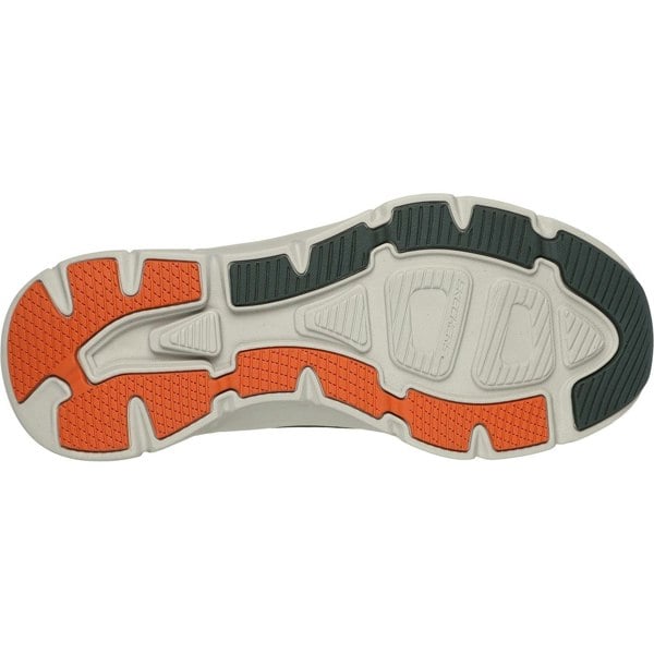 Skechers D'Lux Walker 2.0 Men's Trainers in Olive/Orange