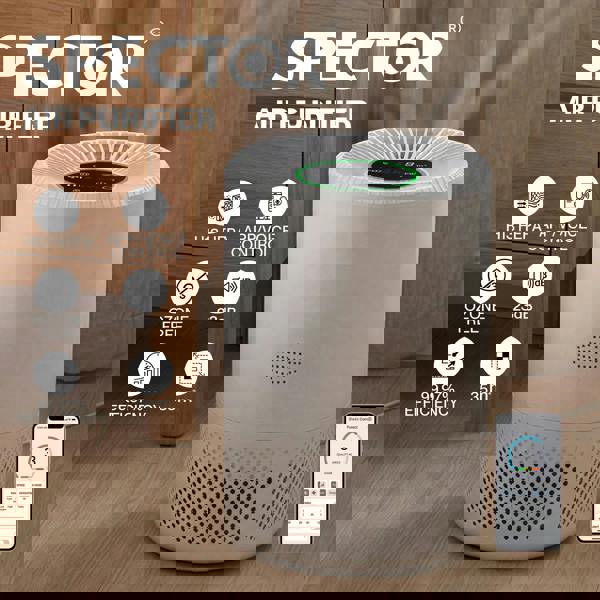 Spector Air Purifier Smart HEPA Alexa APP Control with Timer Quiet Sleep Mode