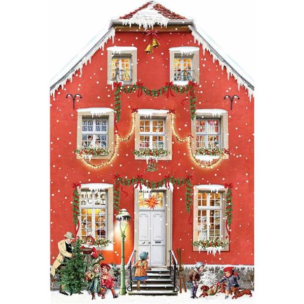 Christmas At The Mansion Premium Traditional Advent Calendar, Advent Calendars And Cards, Month To View, Family, Gift