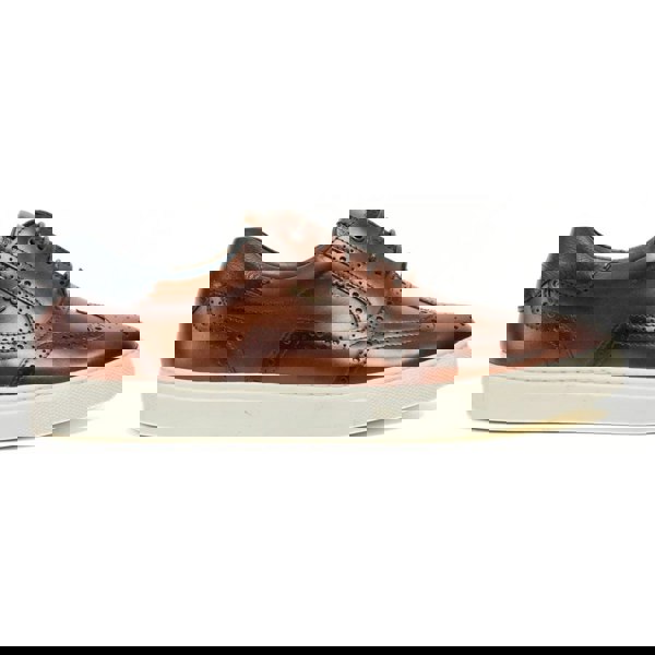 Pod Dobbs Leather Men's Tan Brogues Shoes