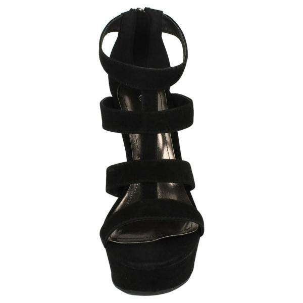 Anne Michelle Ladies Anne Michelle Cut Out Wedge T-Bar Sandals