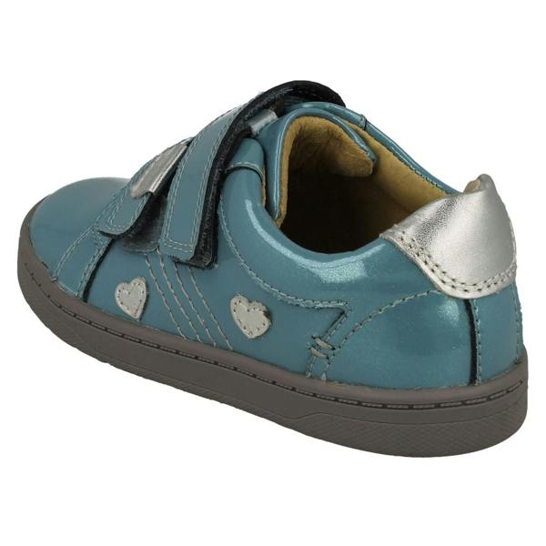 Start-rite Girls Startrite Heart Detailed Padded Collar Shoes Fantasy