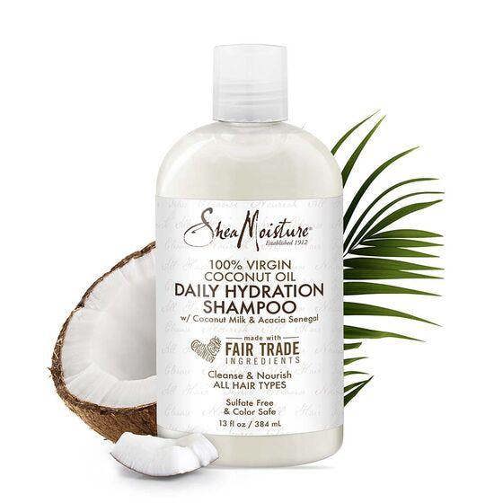 shea moisture 100 virgin coconut oil daily hydration shampoo