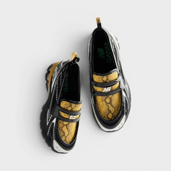 New Balance Ganni X New Balance Snake Print 1906L Loafer Sneakers