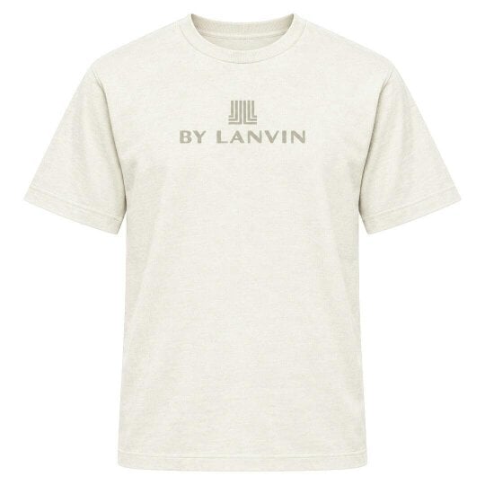 By Lanvin Central Logo Beige T-Shirt