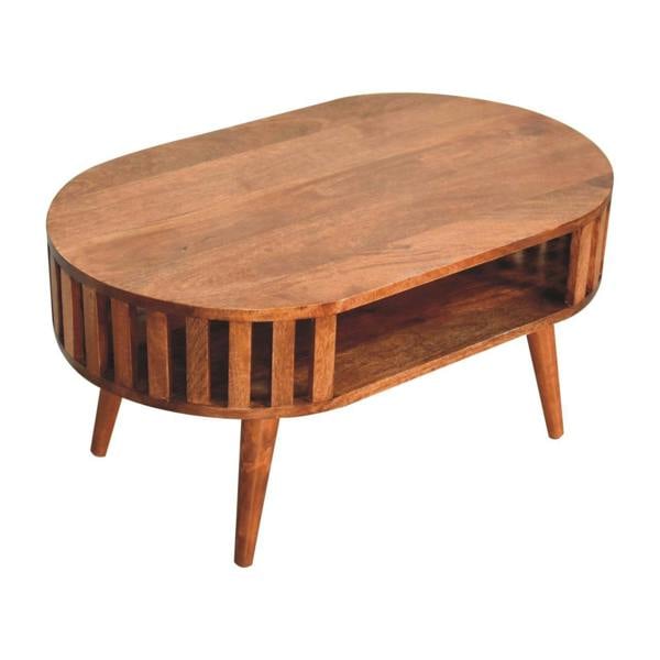Artisan Furniture Solid Wood Honey Caramel Ariella Coffee Table