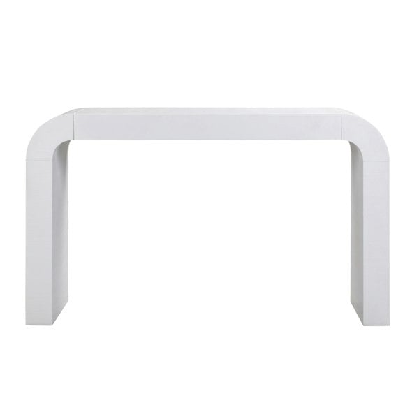 Furniture Edit Hump White Console Table