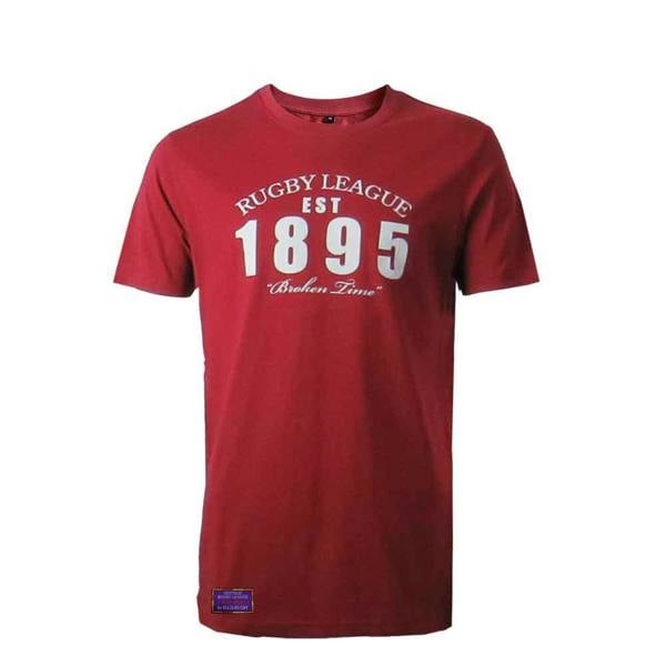 1895-Rugby-League-T-Shirt-Vintage-Red-Front