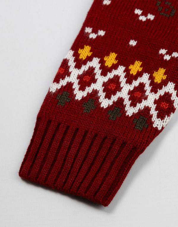 Wallace And Gromit Unisex Red Feathers Christmas Jumper