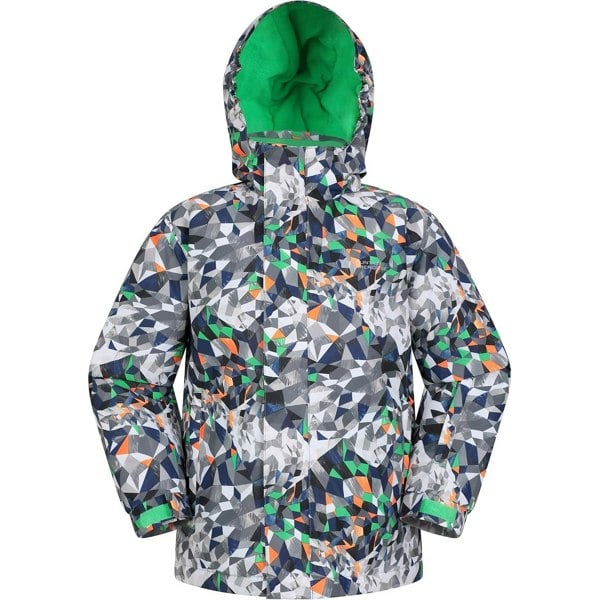 Mountain Warehouse Childrens/Kids Mogal Geometric Ski Jacket - Grey