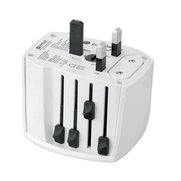 MidOcean Skross Pro Universal Travel Adapter - White - 
