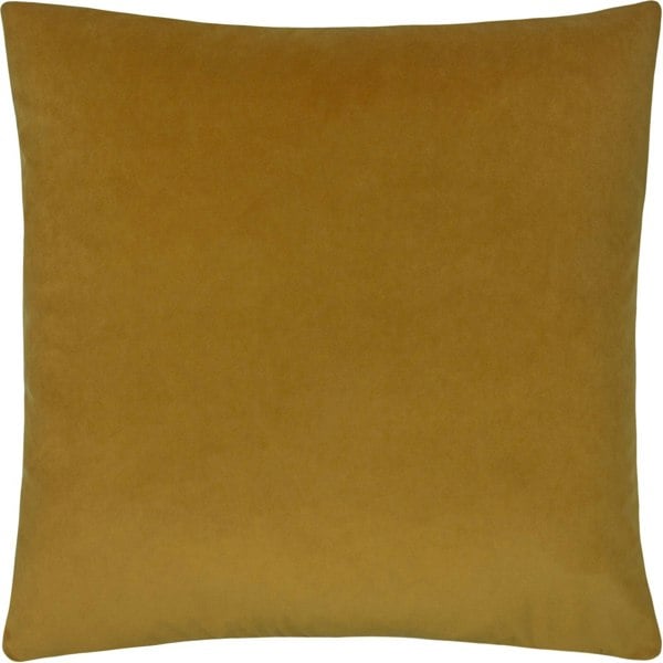 Evans Lichfield Sunningdale Velvet Cushion Cover - Saffron