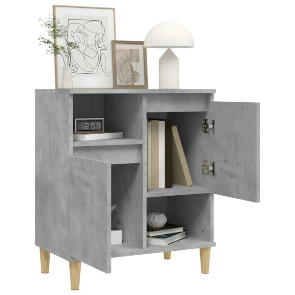 Berkfield Sideboard Concrete Grey 60x35x70 cm Engineered Wood