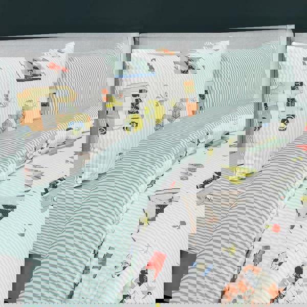 Smart Living Luxury Soft Reversible Camping Retreat Complete Bedding Set