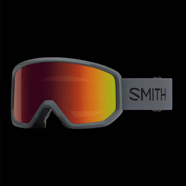 Smith Ski Goggles Transfer 0NT/C1 Slate Red Sol-X Mirror